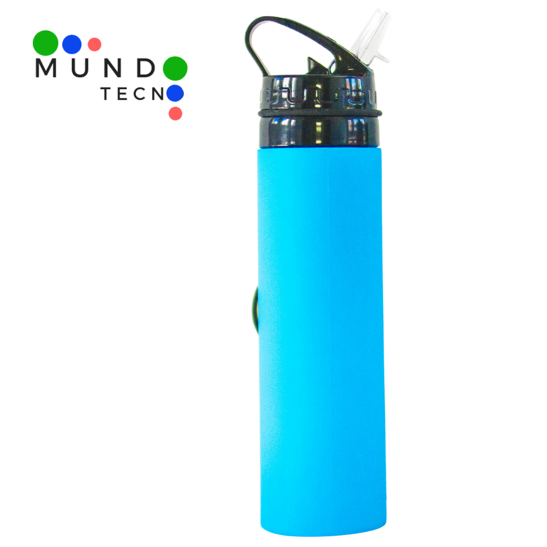 Botella De Silicona Plegable Deportiva Y De Alta Calidad